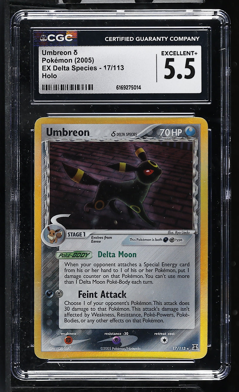 CGC 5.5 Umbreon δ (17/113) [EX Delta Species] - 6169275014