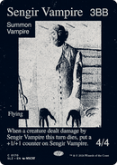 Sengir Vampire (0170) [Secret Lair x MSCHF: The Zeta Set]