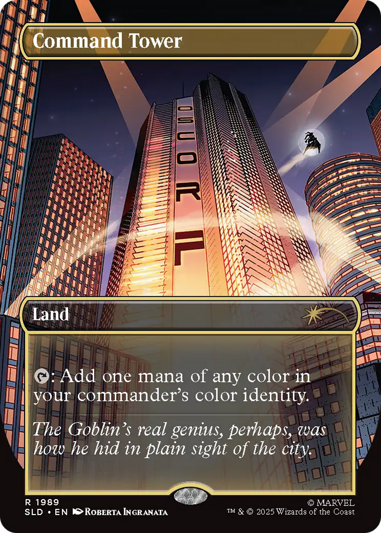 Command Tower (1989) (Rainbow Foil) [Secret Lair Drop Series]