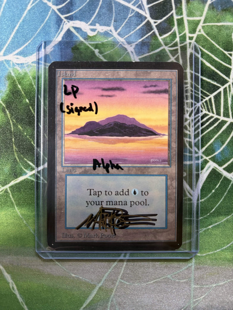 Island (A) (Signed by Mark Poole) [Alpha Edition]