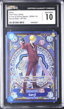 CGC GEM MINT 10 Sanji [A Fist of Divine Speed] - 6145508011