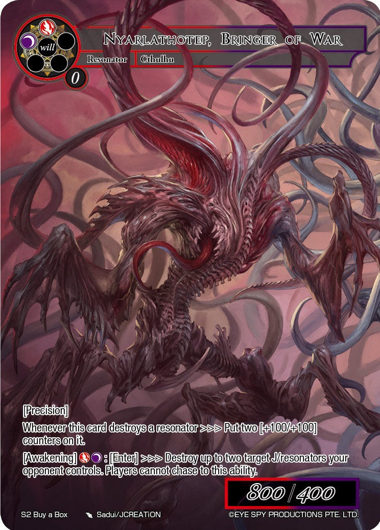 Nyarlathotep, Bringer of War (S2 Buy a Box) [Promo Cards]