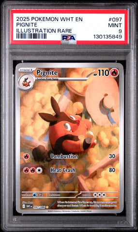 PSA MINT 9 Pignite (097/086) [Wht En-White Flare] - 130135849