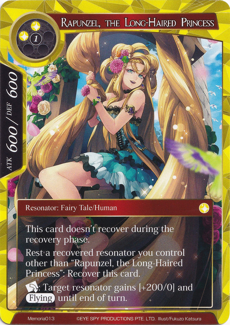 Rapunzel, the Long-Haired Princess (Memoria013) [Alice Origin Memoria Cards]