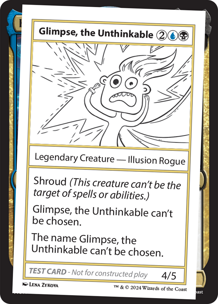 Glimpse, the Unthinkable [Mystery Booster 2 Playtest Cards]