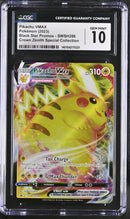 CGC GEM MINT 10 Pikachu VMAX (SWSH286) [Black Star Promos] - 1401042170221