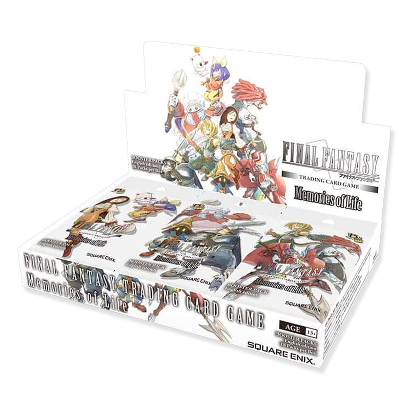 Final Fantasy TCG: Memories of Life: Booster Display
