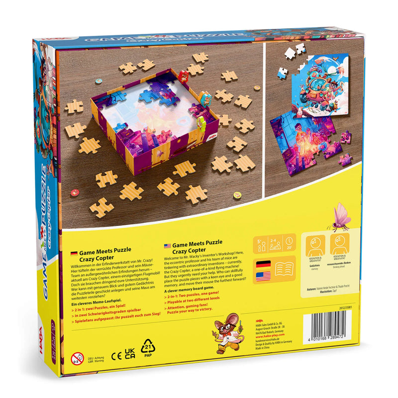 Game Meets Puzzle: Crazy Copter