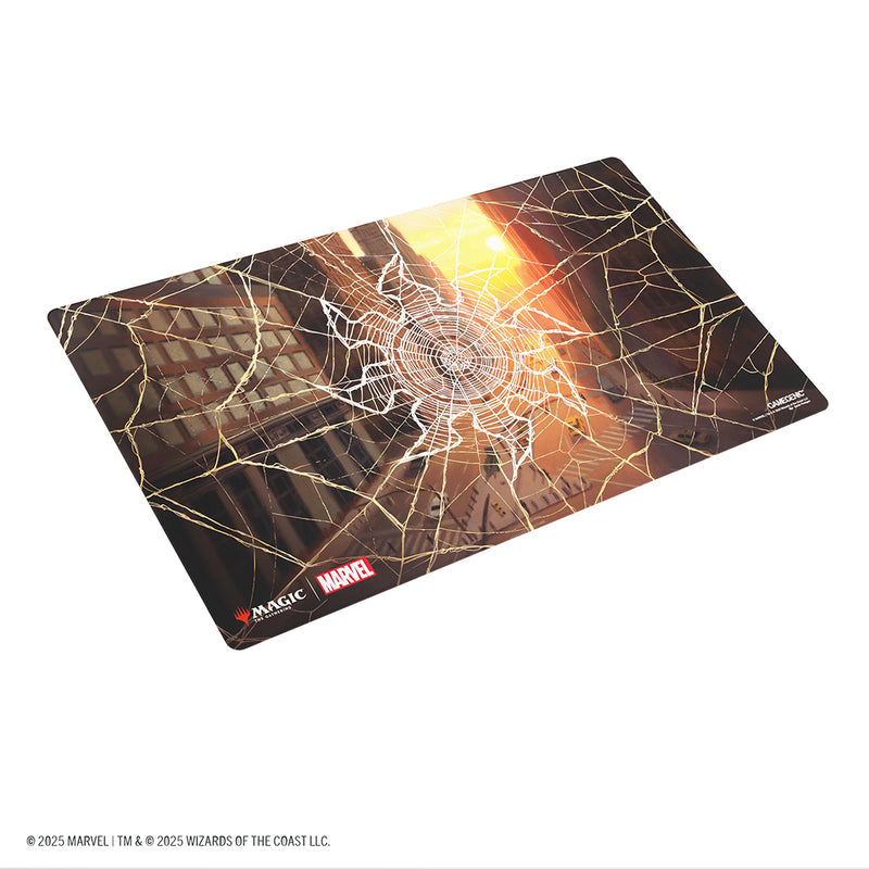 Magic the Gathering: Marvel's Spider-Man Shiny Playmat: Spider-Man Plains
