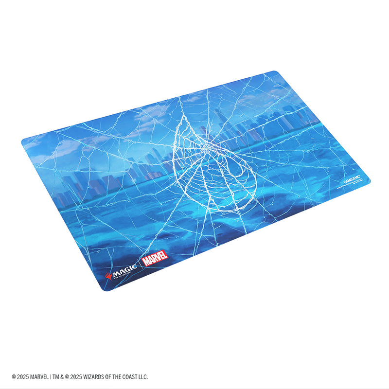 Magic the Gathering: Marvel's Spider-Man Shiny Playmat: Spider-Man Island