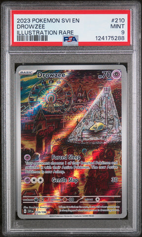 PSA MINT 9 Drowzee (210/198) [Svi En-Scarlet & Violet] - 124175288
