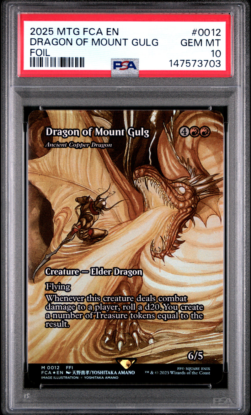 PSA GEM MT 10 Dragon Of Mount Gulg[Magic The Gathering Final Fantasy Through The Ages] - 147573703