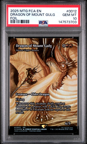 PSA GEM MT 10 Dragon Of Mount Gulg[Magic The Gathering Final Fantasy Through The Ages] - 147573703