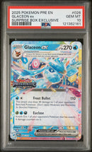 PSA GEM MT 10 Glaceon Ex (026/131) [Pre En-Prismatic Evolutions] - 121382161