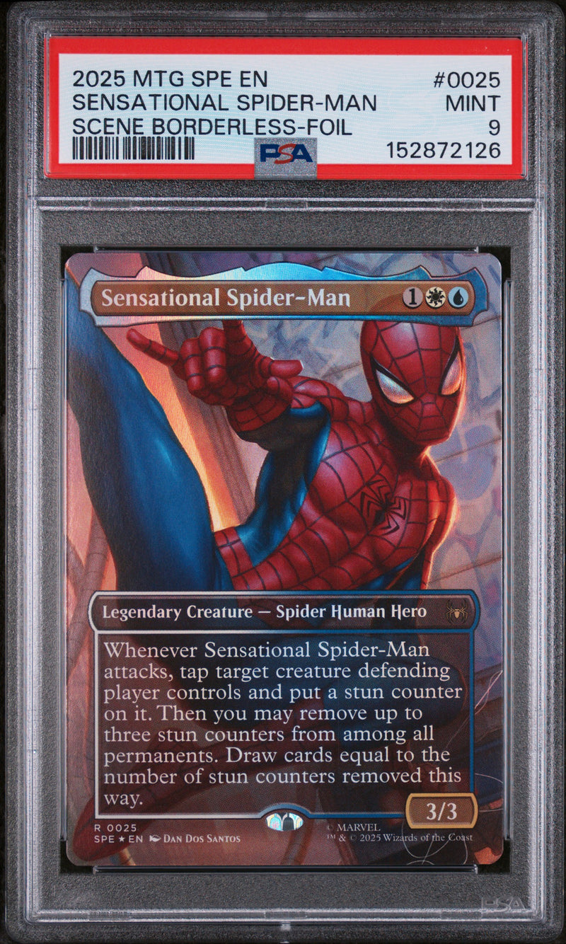 PSA MINT 9 Sensational Spider-Man[Magic The Gathering Marvel'S Spider-Man Eternal] - 152872126