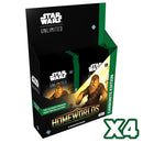 Star Wars Unlimited: Homeworlds: Carbonite Booster Display Case (4)