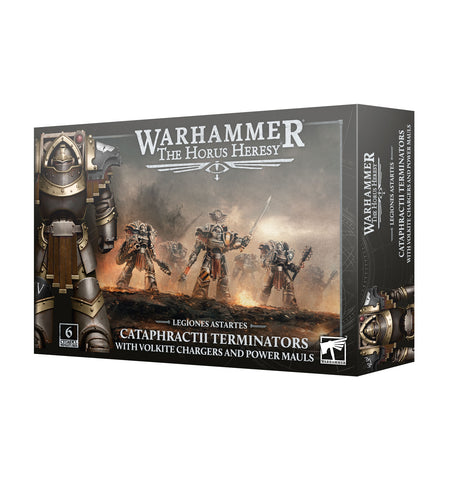 Warhammer Horus Heresy: Legiones Astartes: Cataphractii Terminators with Volkite Chargers & Power Mauls