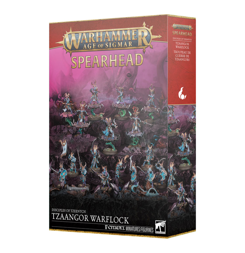 Warhammer Age of Sigmar: Spearhead: Disciples of Tzeentch: Tzaangor Warflock