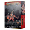 Warhammer Age of Sigmar: Fyreslayers: Auric Runefather on Magmadroth