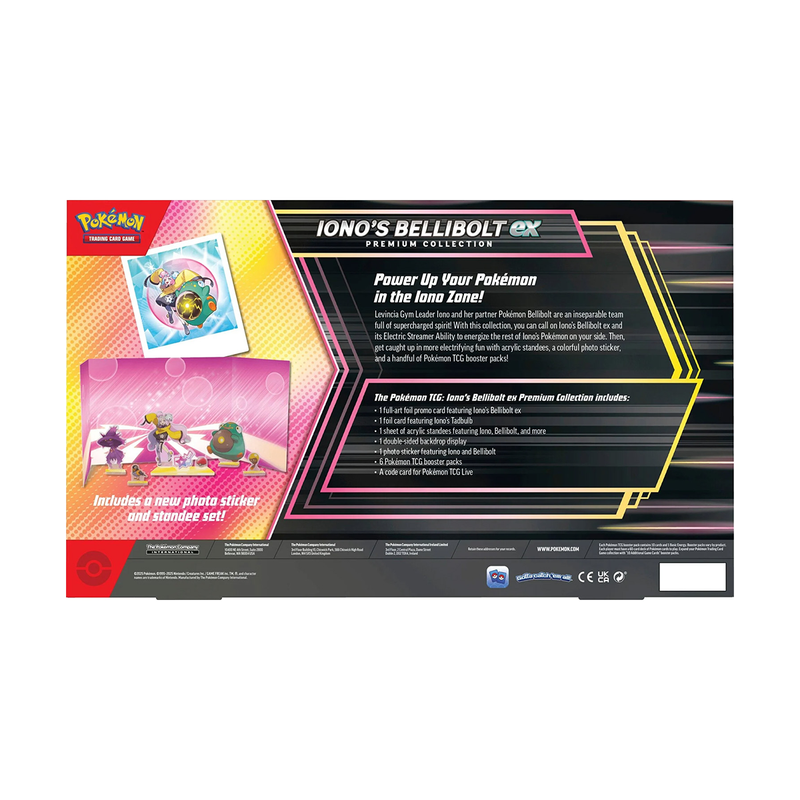 Pokmon TCG: Iono's Bellibolt ex Box Pokmon TCG: Iono's Bellibolt ex Box
