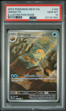 PSA GEM MT 10 Omanyte (180/165) [Mew En-151] - 101161362