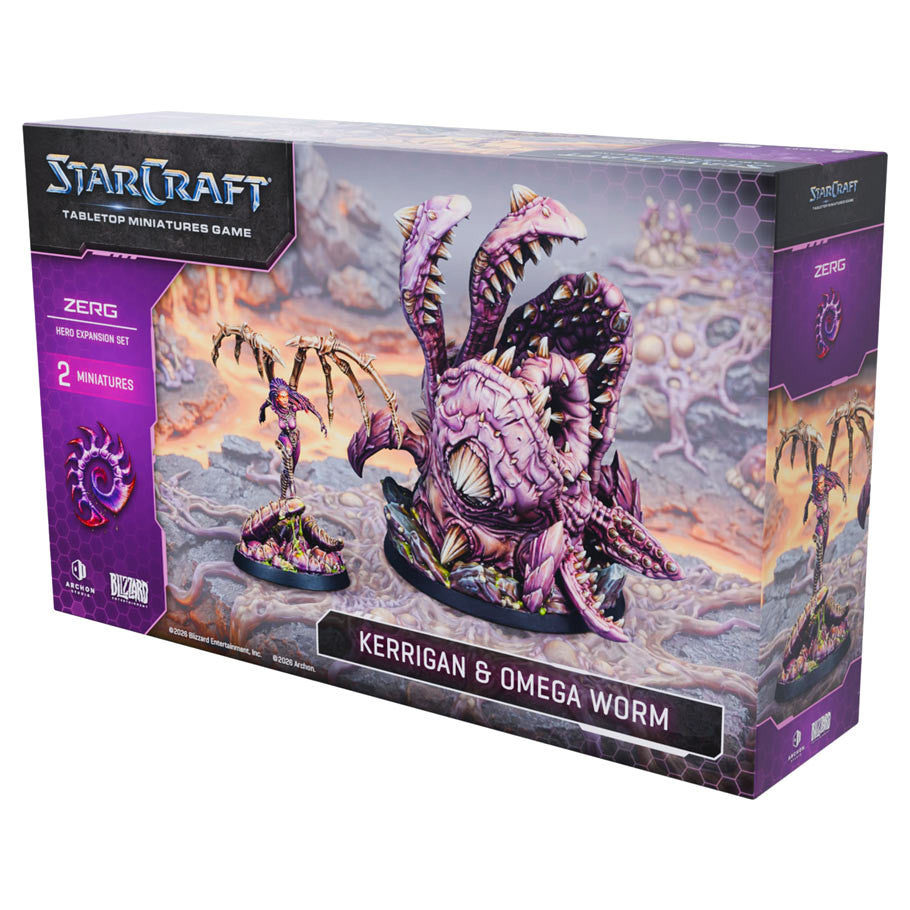 StarCraft TMG: Zerg: Kerrigan & Omega Worm Set StarCraft TMG: Zerg: Kerrigan & Omega Worm Set