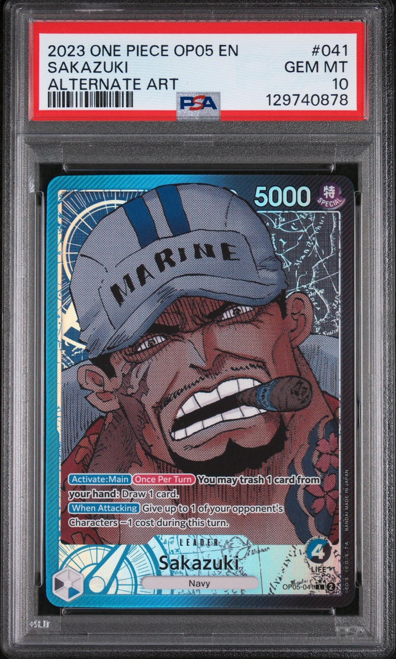 PSA GEM MT 10 Sakazuki [Op05-Awakening Of The New Era] - 129740878