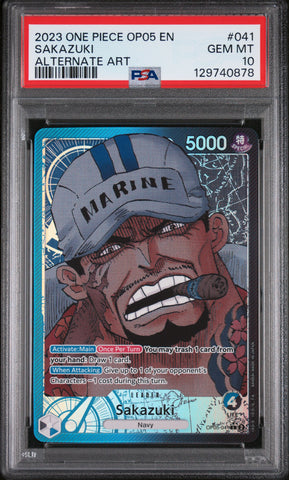 PSA GEM MT 10 Sakazuki [Op05-Awakening Of The New Era] - 129740878