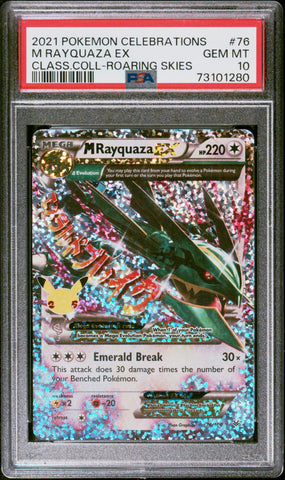 PSA GEM MT 10 M Rayquaza EX (76/108) [Celebrations: 25th Anniversary - Classic Collection] - 73101280