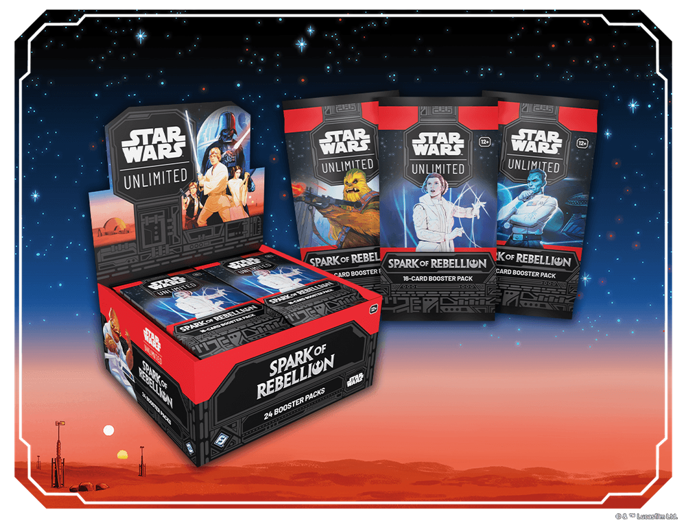 Star Wars Unlimited: Spark of Rebellion: Booster Display