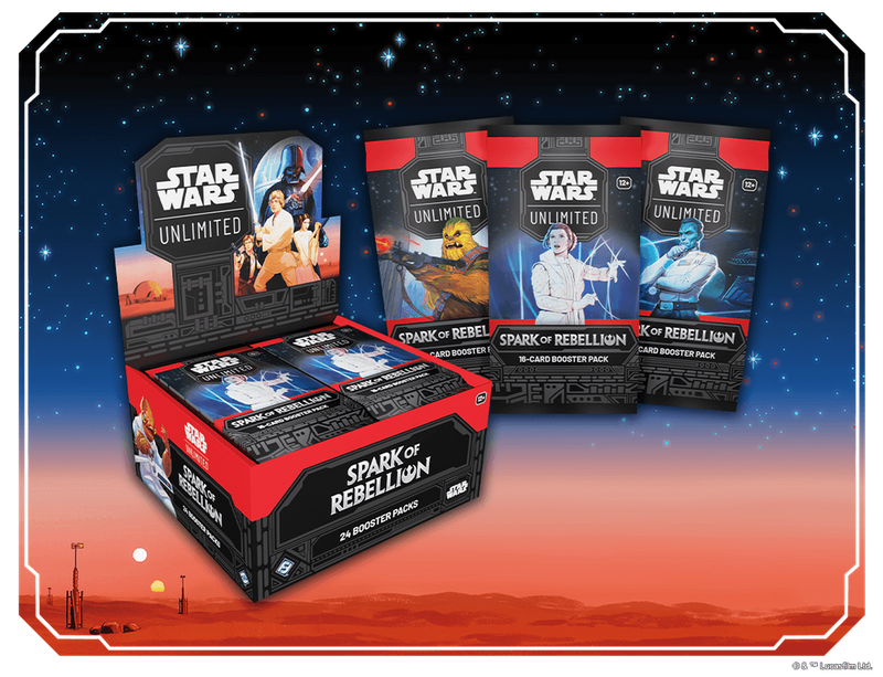 Mtg Collector Booster Box Star Wars: Unlimited TCG Spark Of Rebellion Booster Display - 24 Packs Trading Card Game By Fantasy Flight Mtg Collector Booster Box Star Wars: Unlimited TCG Spark Of Rebellion Booster Display - 24 Packs Trading Card Game By Fantasy Flight