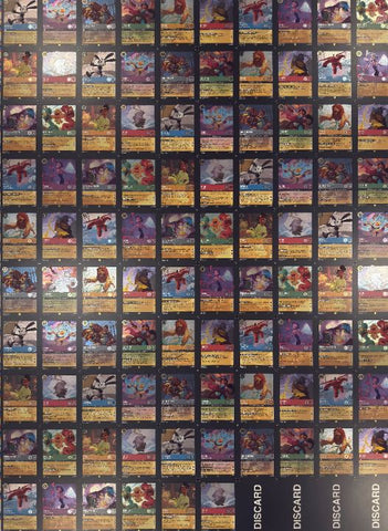 Lorcana TCG: Uncut Sheet