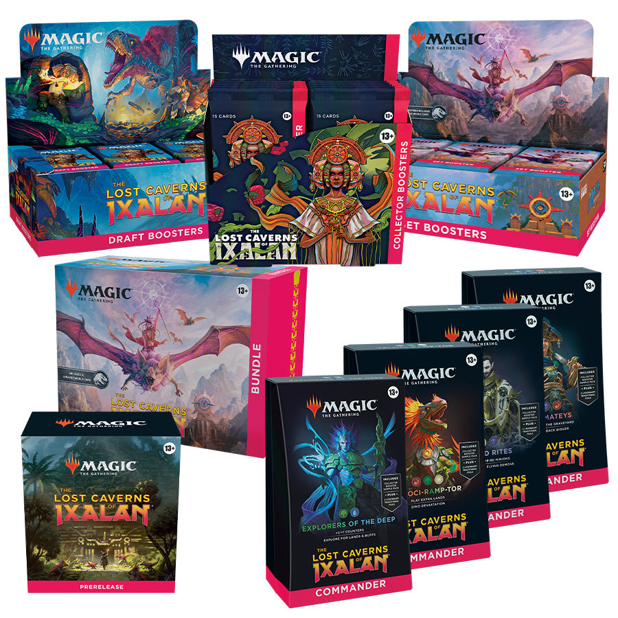 Set Booster Box Ixalan Magic: The Lost Caverns Of Ixalan Collector Booster Box Factory Sealed Lost Caverns Of Ixalan Pre Release Set Booster Box Ixalan Magic: The Lost Caverns Of Ixalan Collector Booster Box Factory Sealed Lost Caverns Of Ixalan Pre Release