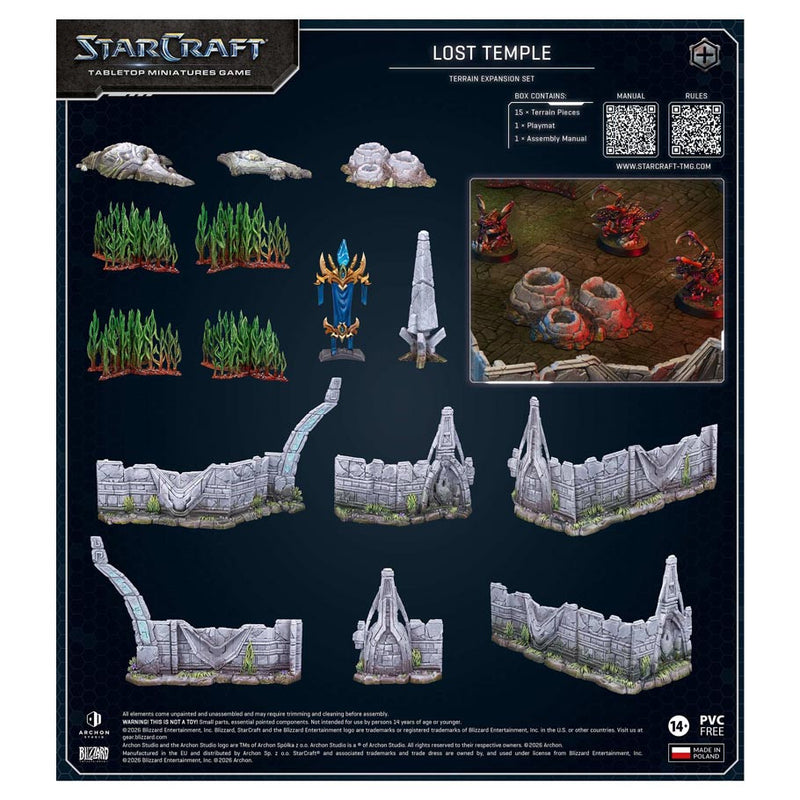 StarCraft The Miniatures Game: Terrain: Lost Temple Expansion Set