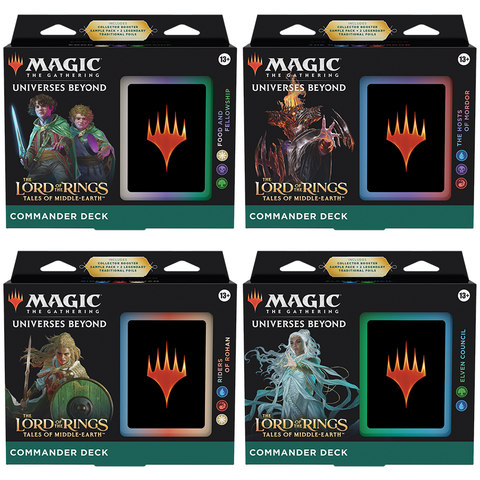 Magic The Gathering: The Lord of the Rings: Tales of Middle-earth: Commander Decks