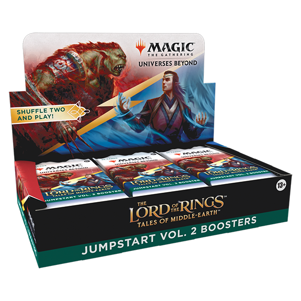 Magic The Gathering: The Lord of the Rings: Tales of Middle-earth: Jumpstart Vol. 2 Booster Display