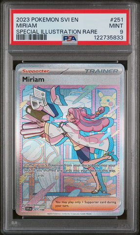 PSA MINT 9 Miriam (251/198) [Svi En-Scarlet & Violet] - 122735833