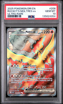 PSA GEM MT 10 Rocket'S Moltres Ex(208/182) [Dri En-Destined Rivals] - 135624954