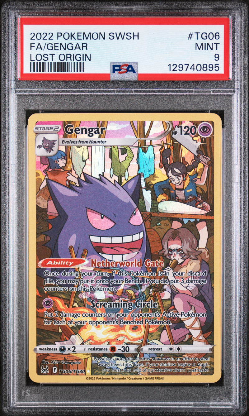 PSA MINT 9 Gengar (TG06/TG30) [Sword & Shield: Lost Origin] - 129740895