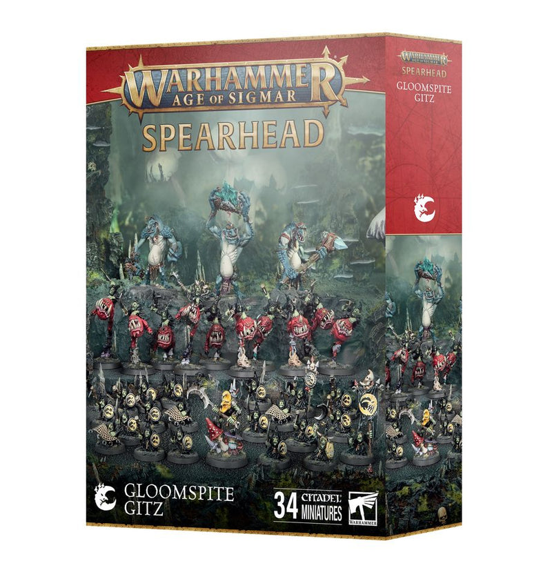 Warhammer Age of Sigmar: Gloomspite Gitz: Bad Moon Madmob: Spearhead