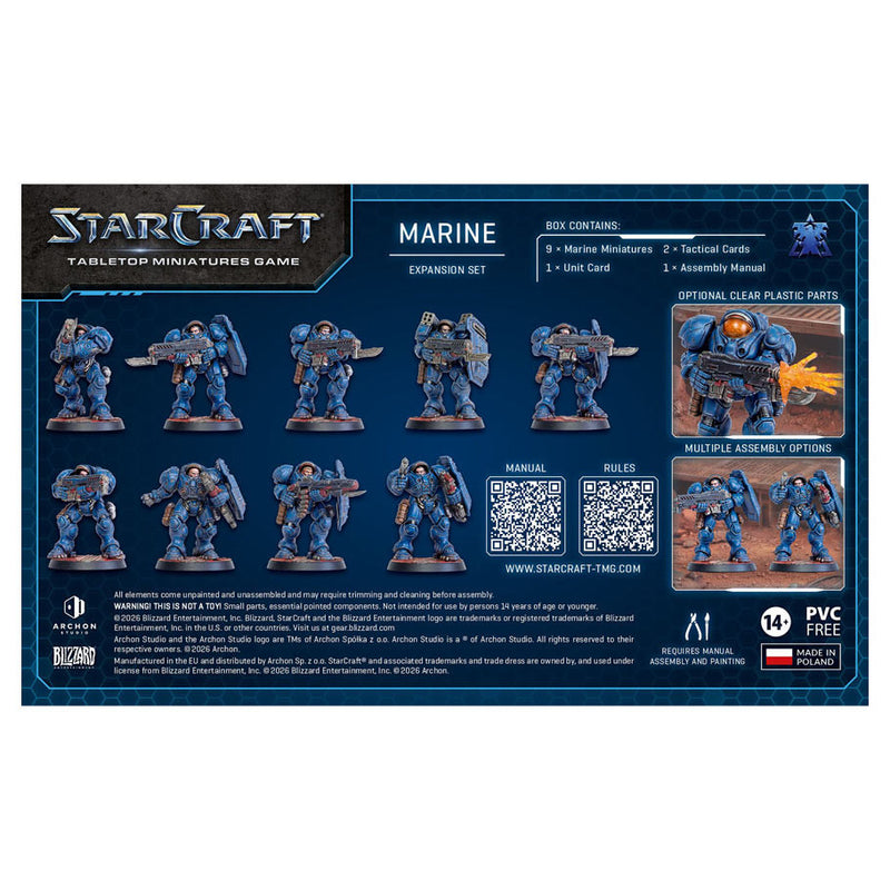 StarCraft The Miniatures Game: Terran: Marine Expansion Set