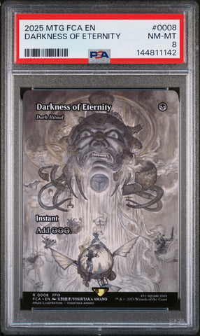 PSA NM-MT 8 Darkness Of Eternity[Magic The Gathering Final Fantasy Through The Ages] - 144811142