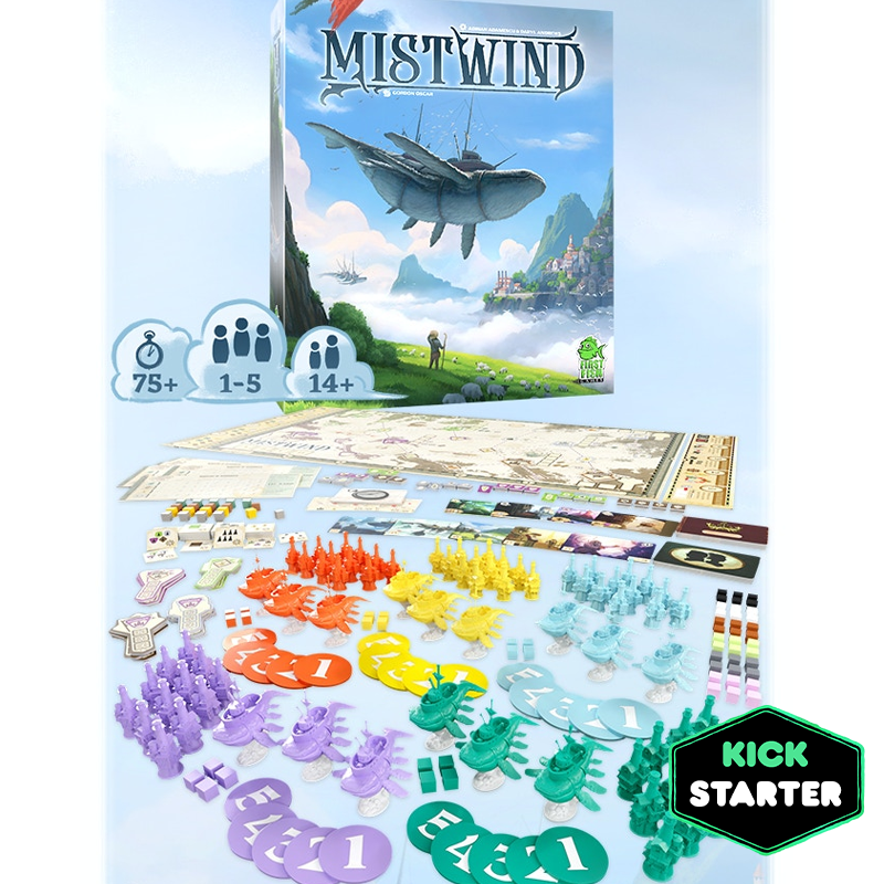Mistwind Kickstarter Version with Washed Miniatures