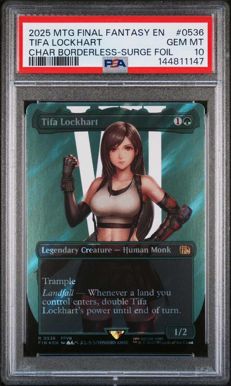 PSA GEM MT 10 Tifa Lockhart [Magic The Gathering Final Fantasy] - 144811147