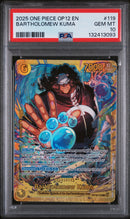 PSA GEM MT 10 Bartholomew Kuma [Op12-Legacy Of The Master] - 132413093