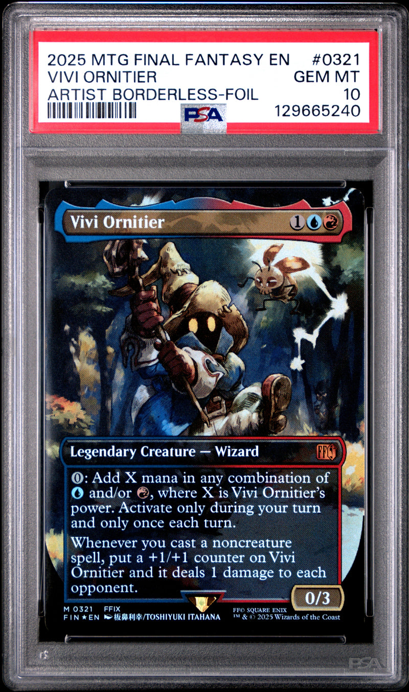 PSA GEM MT 10 Vivi Ornitier [Magic The Gathering Final Fantasy] - 129665240