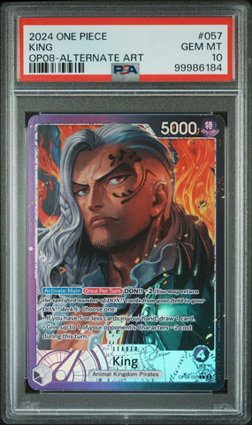 PSA GEM MT 10 King [Op08-Two Legends] - 99986184