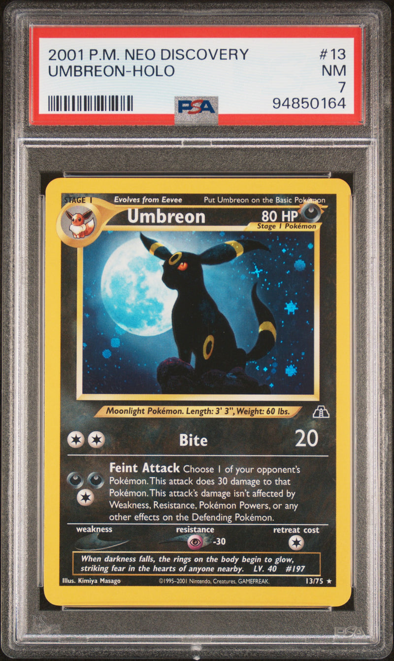 PSA NM 7 Umbreon-Holo(13/75) [Neo Discovery] - 94850164