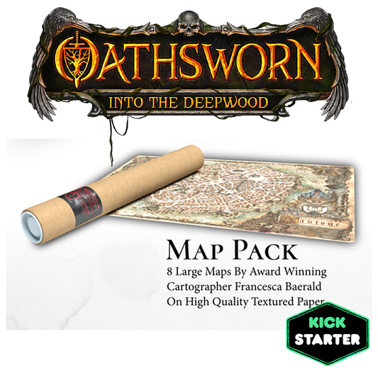 Oathsworn: Into the Deepwood 2nd Print: Map Pack
