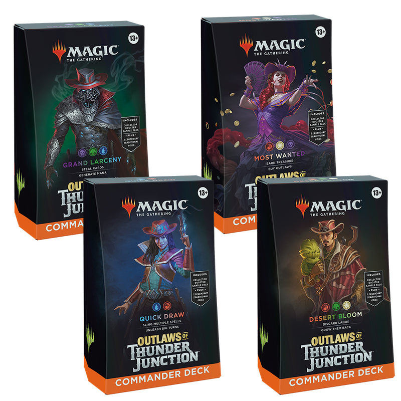 Magic The Gathering: Outlaws of Thunder Junction: Commander Decks